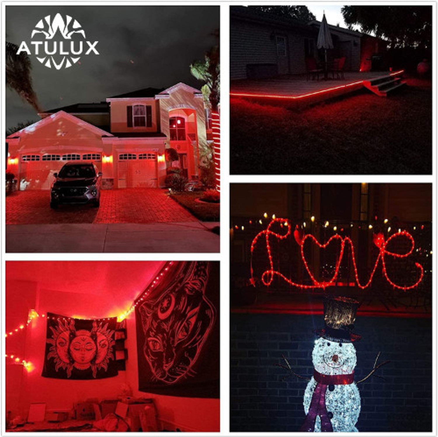 Image of ATULUX 15 Meter Led Rope Lights - for Ceiling Lights for Home Decoration Night Lamp