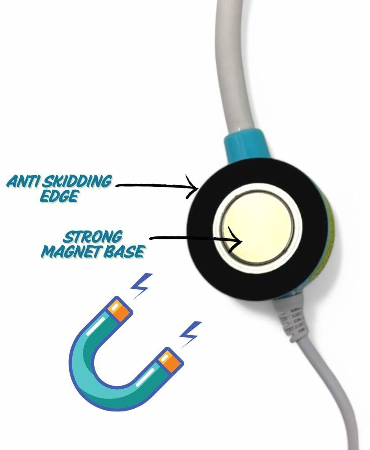 Image of DEGNO Sewing light led with magnetic base gooseneck high bright sewing machine light Study Lamp