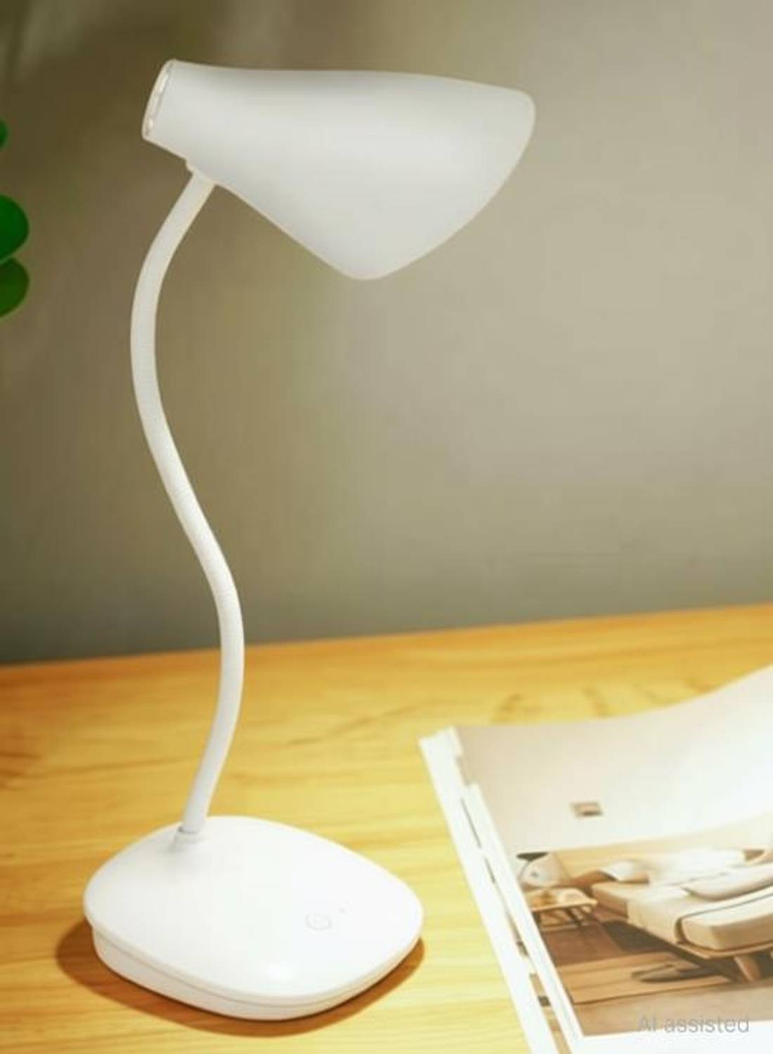 AKARI AK-7002B Touch Lamp, Table Table, Night Lamp, with USB Charging Support, 6 hrs Backup Battery Support Study Lamp