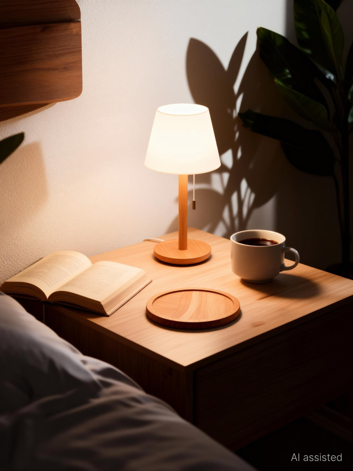 Image of TIMALFI Rechargeable Table Lamp Pull Chain Switch 3 Color LED Light Dimmable (Bellara) Table Lamp