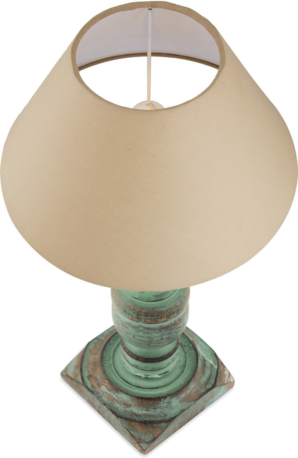 Image of Homesake French Trophy Carved Table lamp with Golden Shade Table Lamp