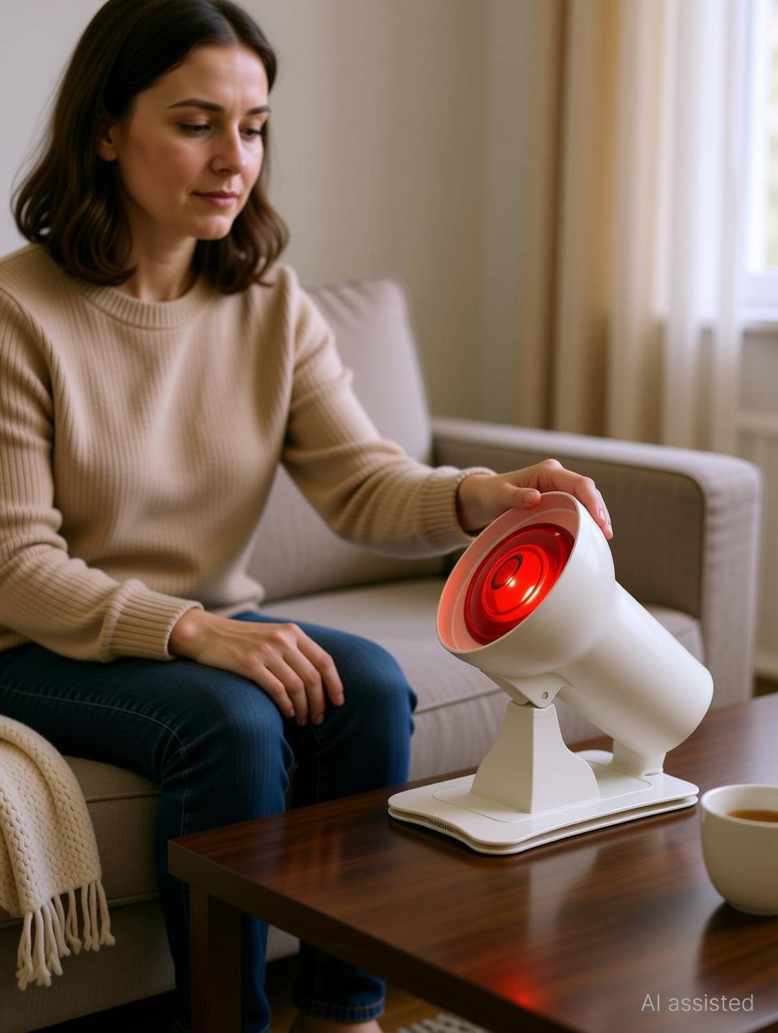 NISCOMED Infrared Lamp/Heat Therapy Lamp For Pain Relief Table La