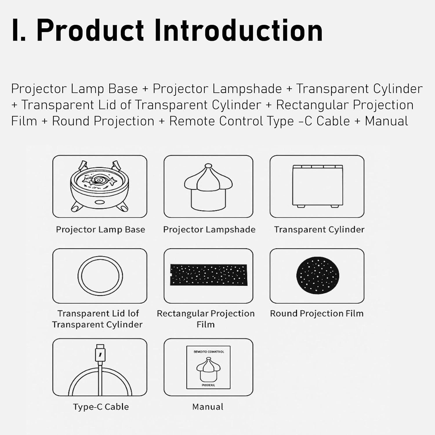 Image of NPN Bunny Carousel Night Light Projector | 6 Sets Film 360 Rotating Night Lamp