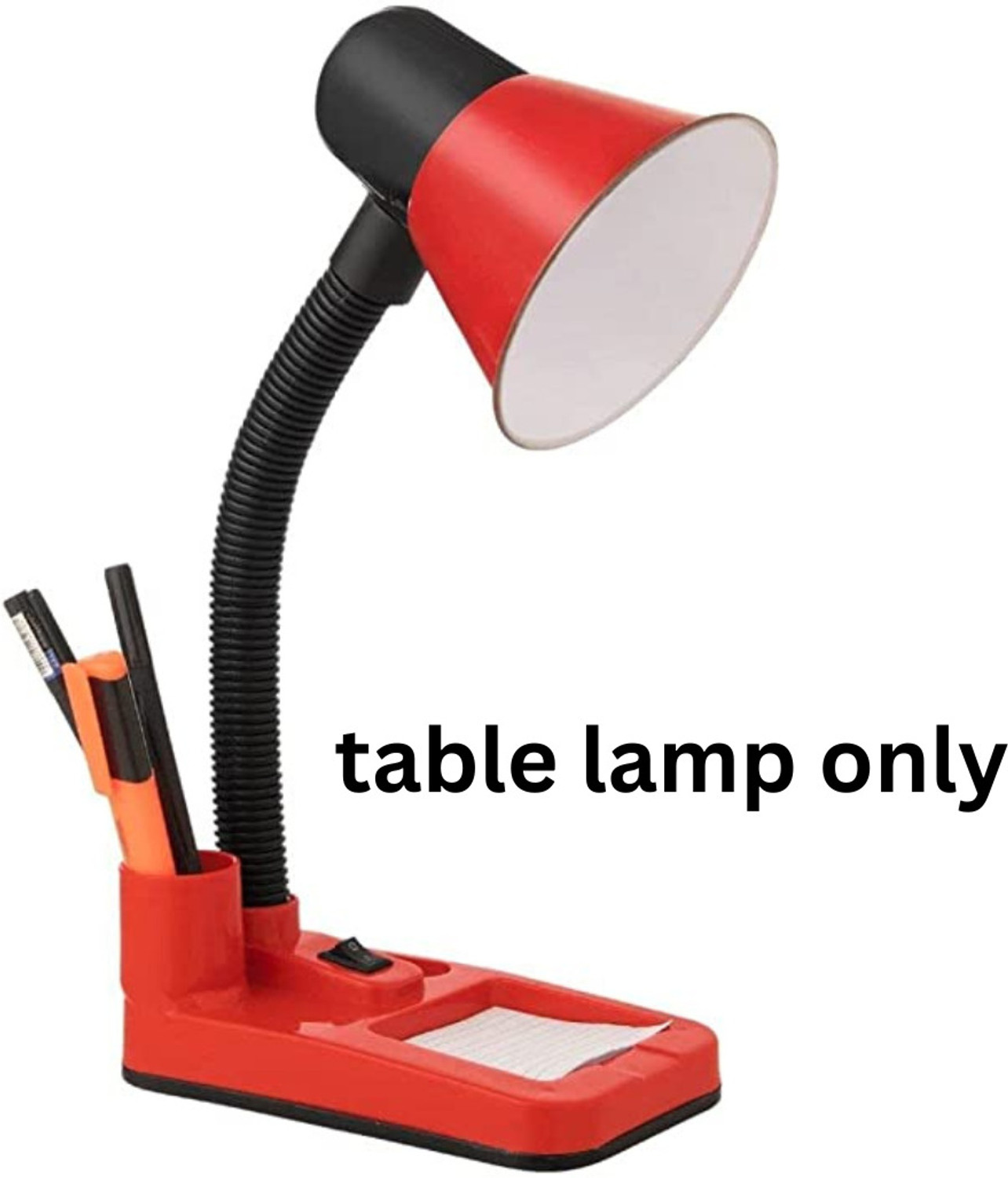 Image of Esscage Red Study lamp Desk Light for School and College Students Study Lamp