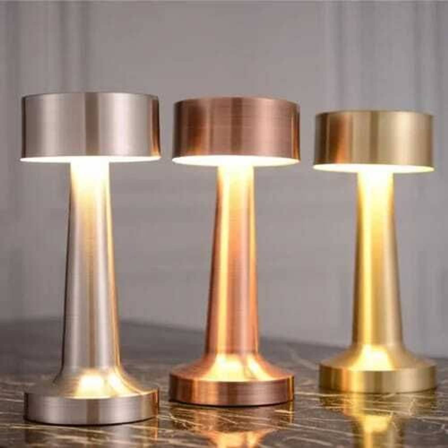 EVAAENTERPRISES Golden color 5V table lamp Table Lamp