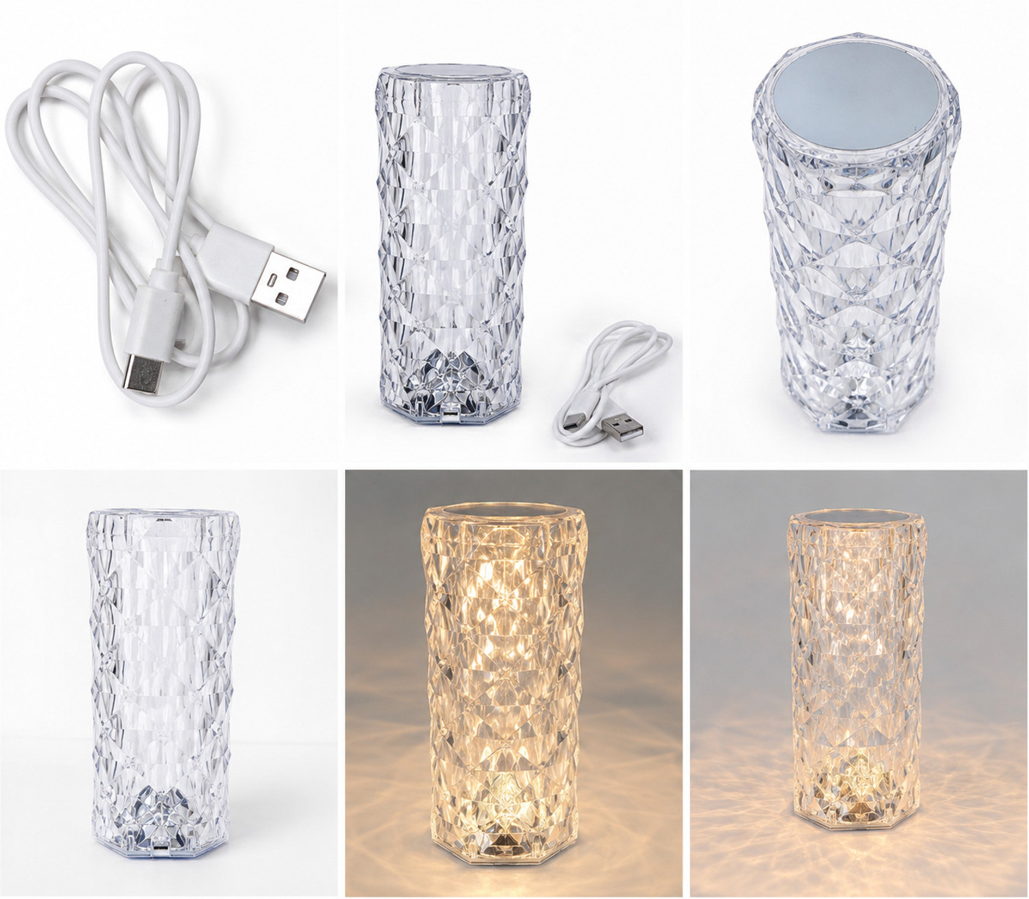 Image of Wellnon Touch Sensor Multi Color LED Table Lamp