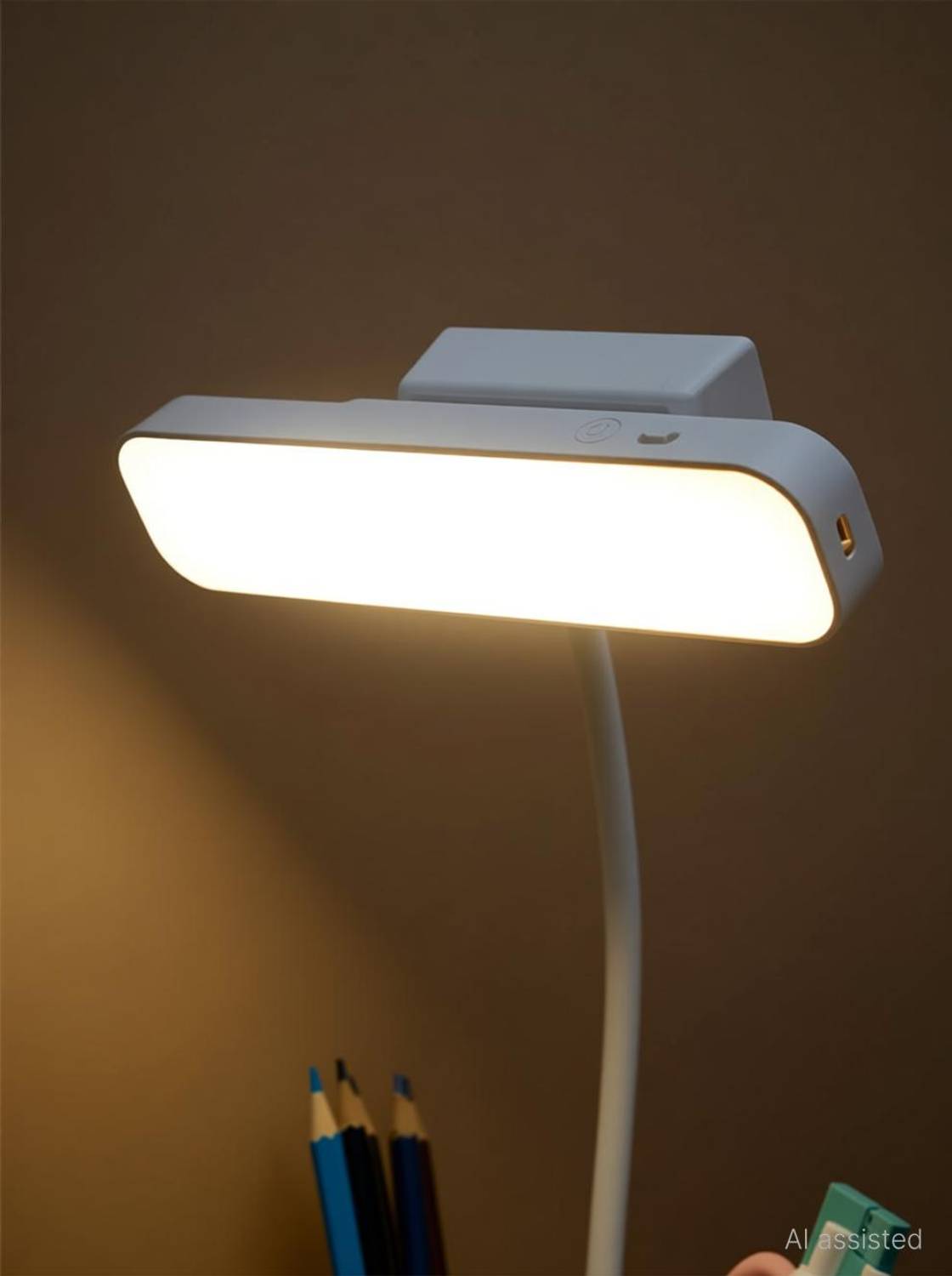 iDOLESHOP LED Desk Lamp with Pen Holder - Image 3