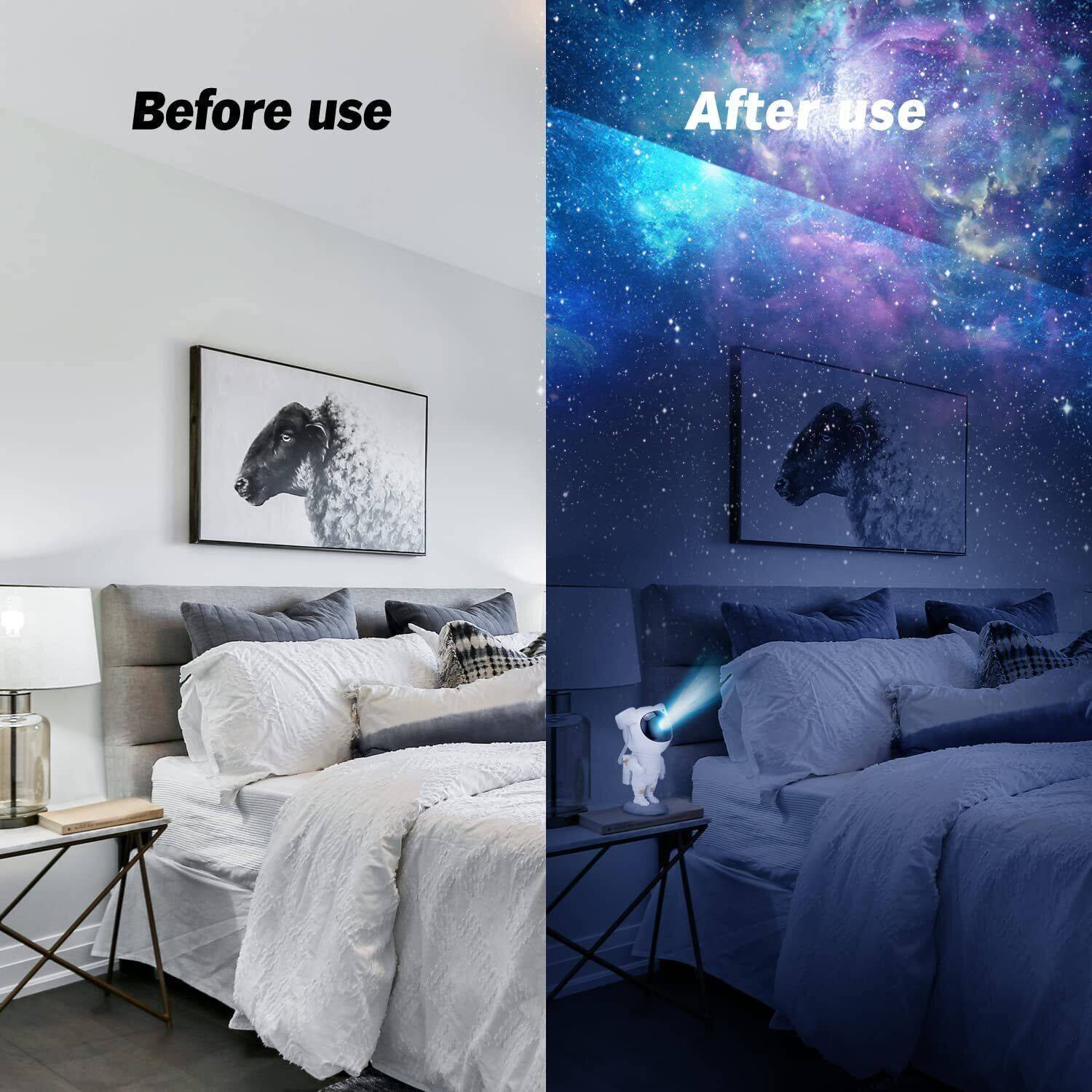 ASHA Astronaut Galaxy Nebula LED Night Light Projector with Remote - Image 5
