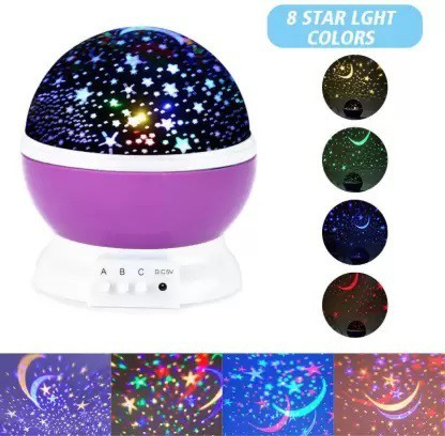Image of Fitaza Star Master Night Light Lamp Projector Rotating Projector Star Night Lamp