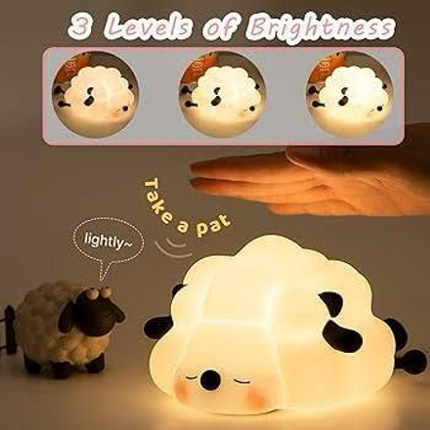 FOBIXEN Sheep Shape Portable Lamp - Image 3