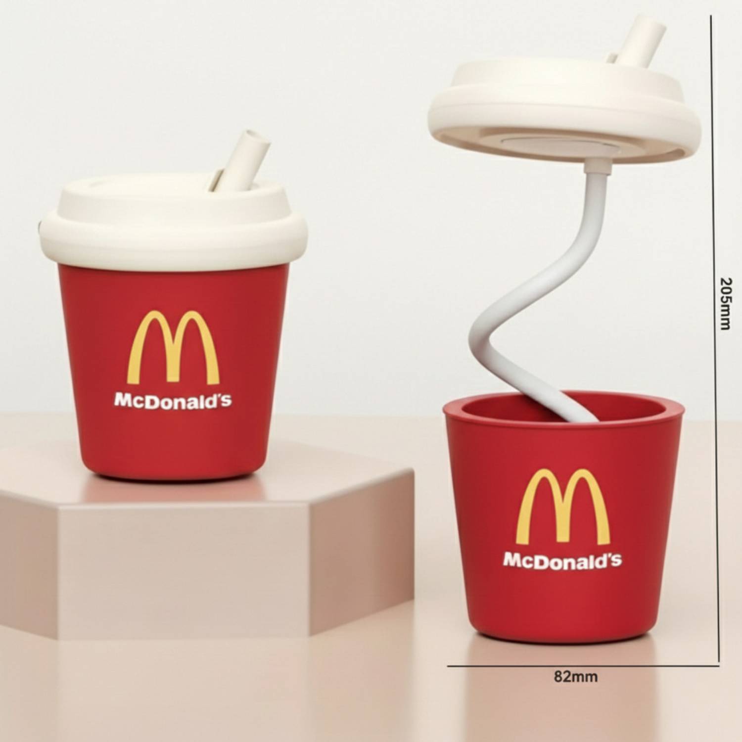 AAASHIPWAY McDonald's Style Rechargeable LED Study Lamp
