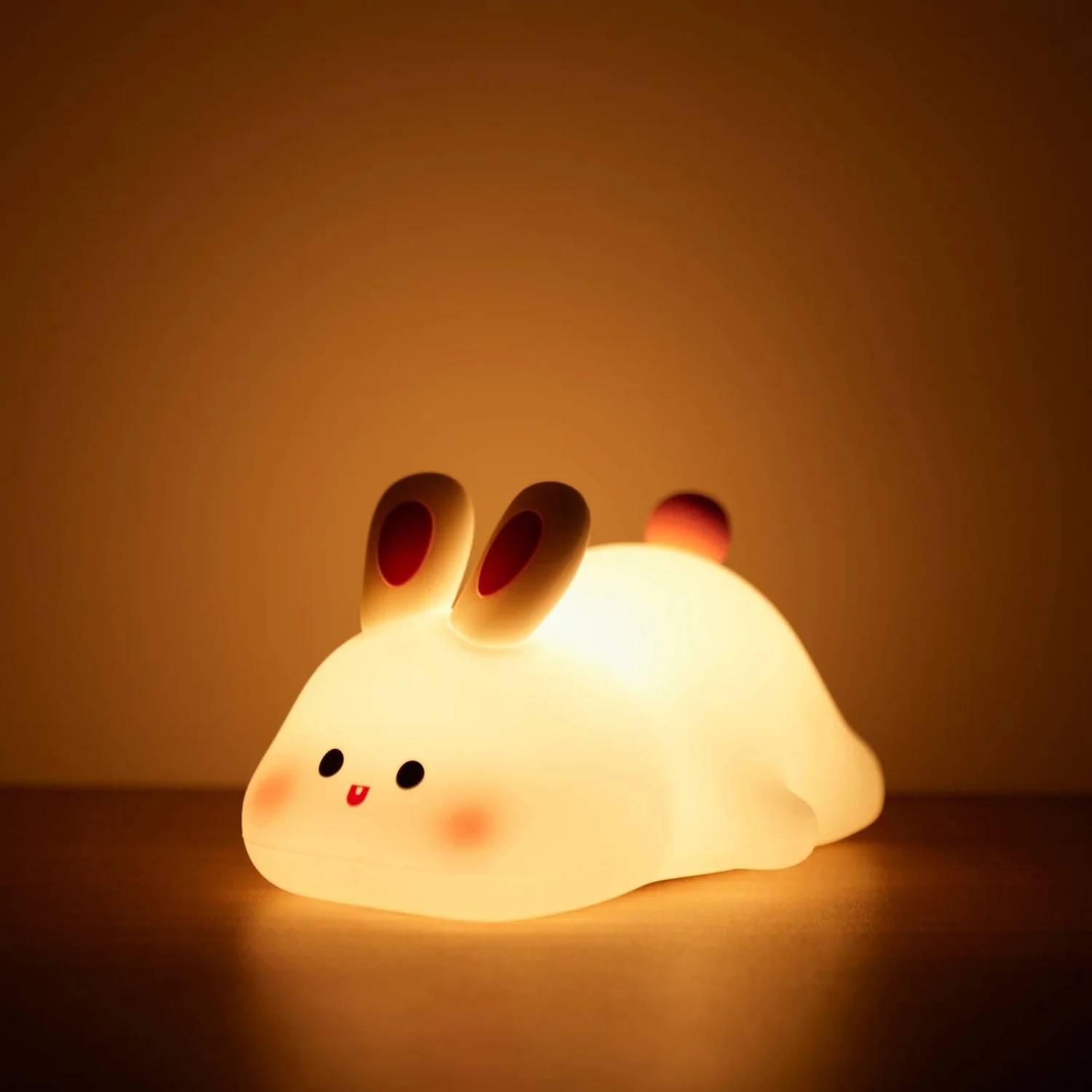 EcoRoots Mini Rabbit Night Light Yellow LED Decorative Lamp for
