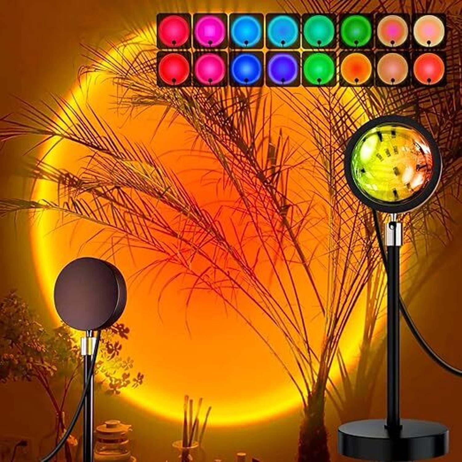 Feiny Sunset Lamp with Remote - Image 1