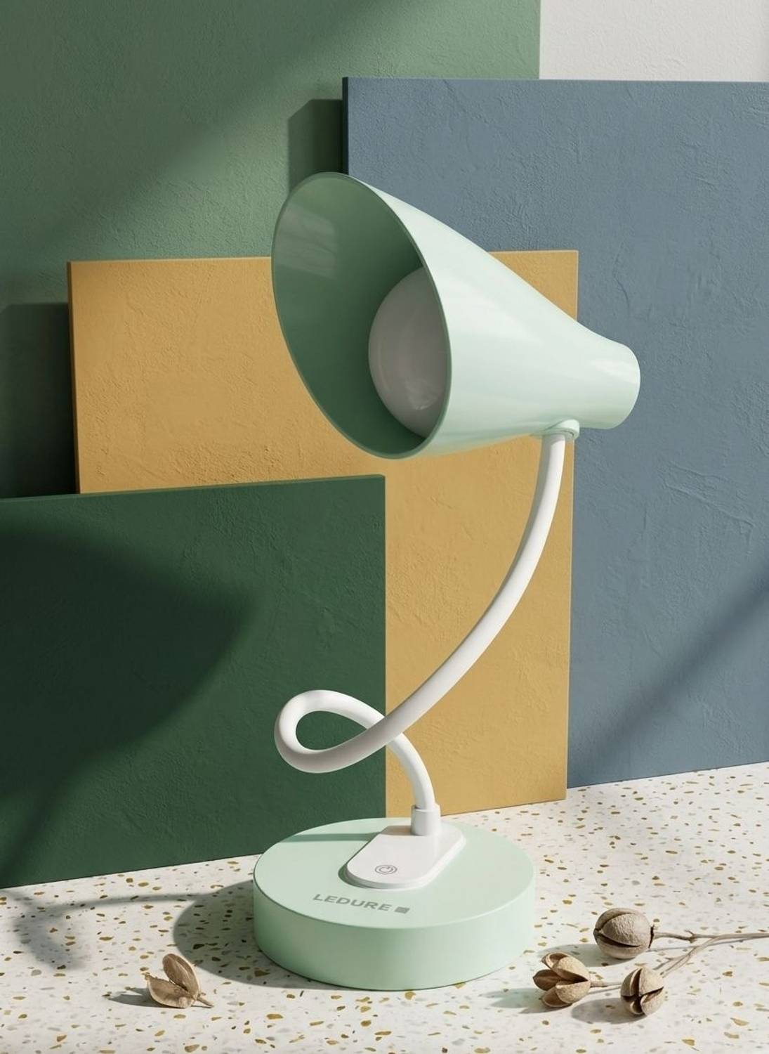 RAJPUT ENTERPRISES Table Lamp Study Lamp (70 cm, Green)
