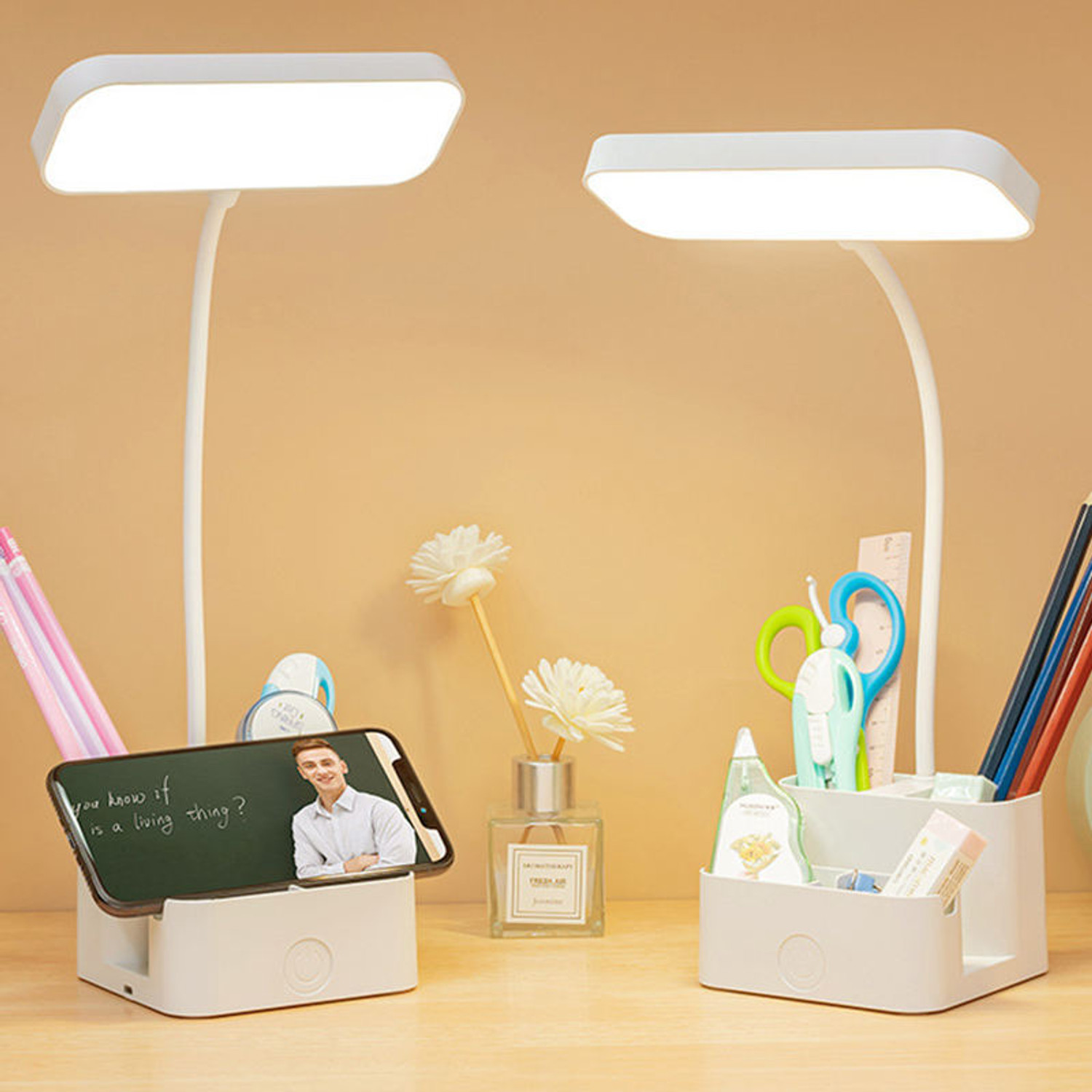 Image of DIGITRENDS Desk Lamp Touch Sensor On /Off Study Lamp USB Rechargeable Study Lamp