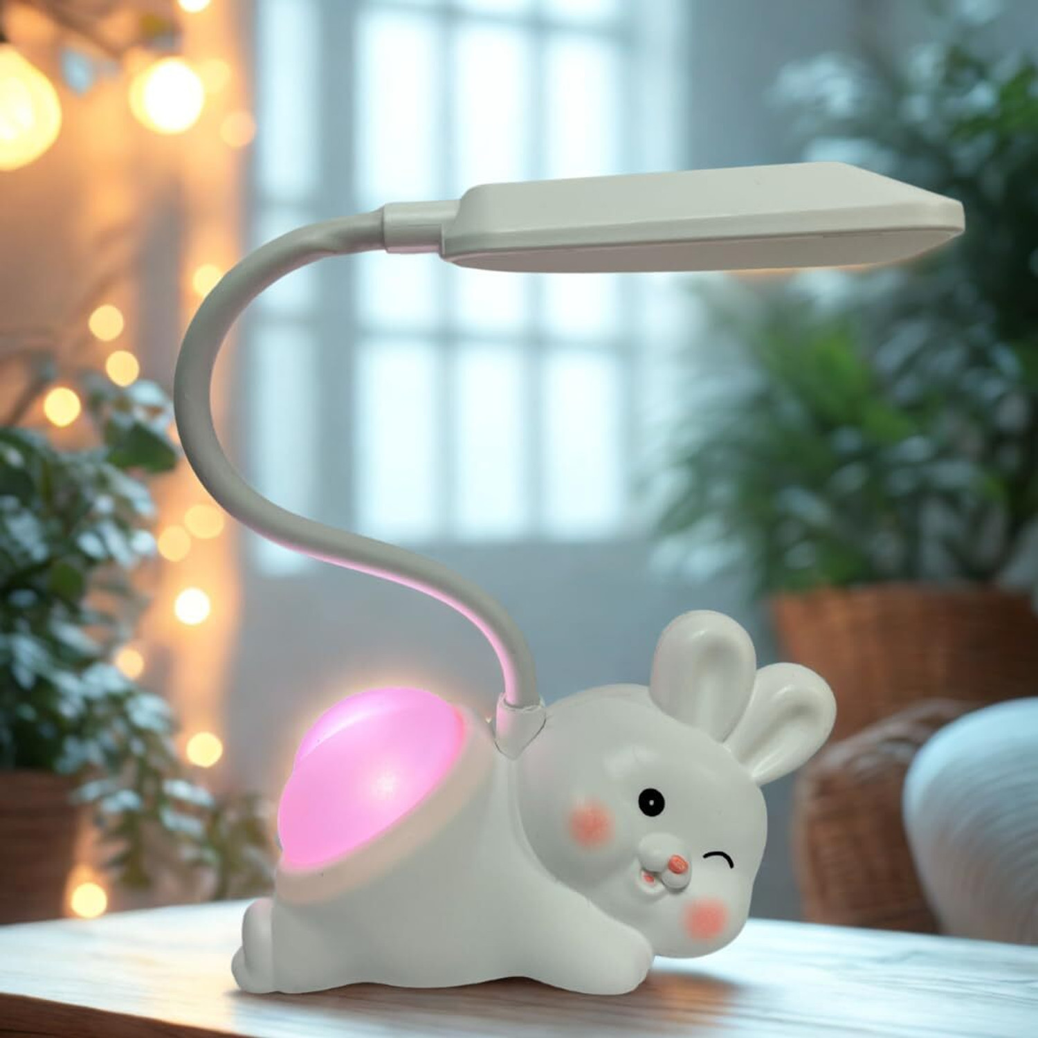 Image of UDropMore LEO Table lamp (White Rabbit) Table Lamp