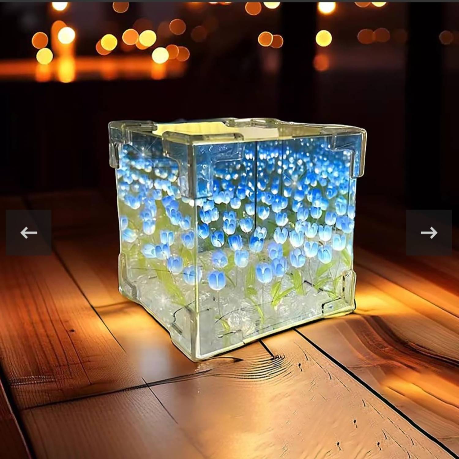 Revaroots Tulip Lamp Blue Night Lamp - Image 1