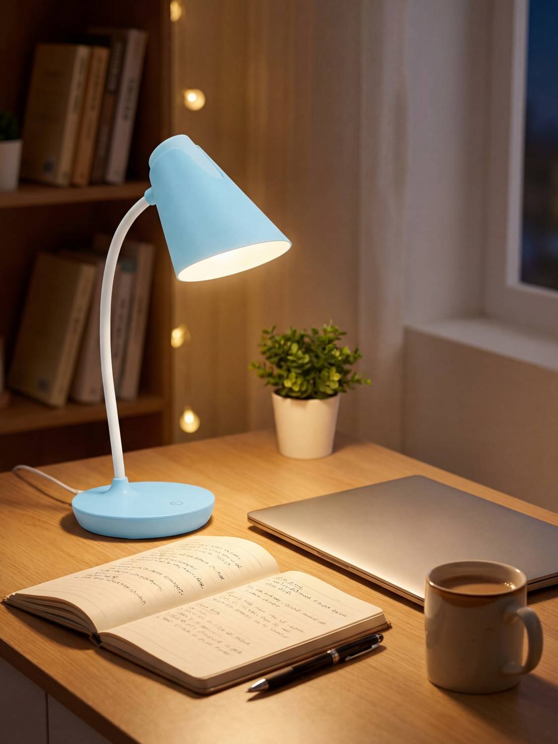 FOKRIM 5W USB Rechargeable 24LEDs Table/Study Lamp Study Lamp (35