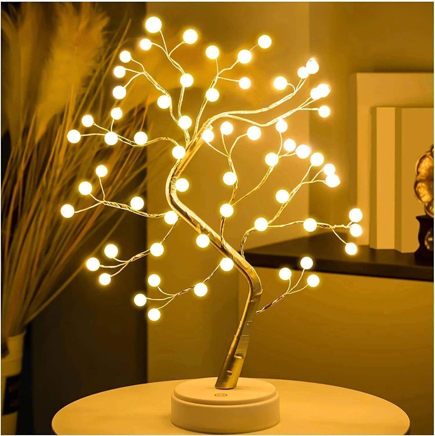 Refulgix Bonsai Desk Tree LED Battery Powered or USB Adapter Top
