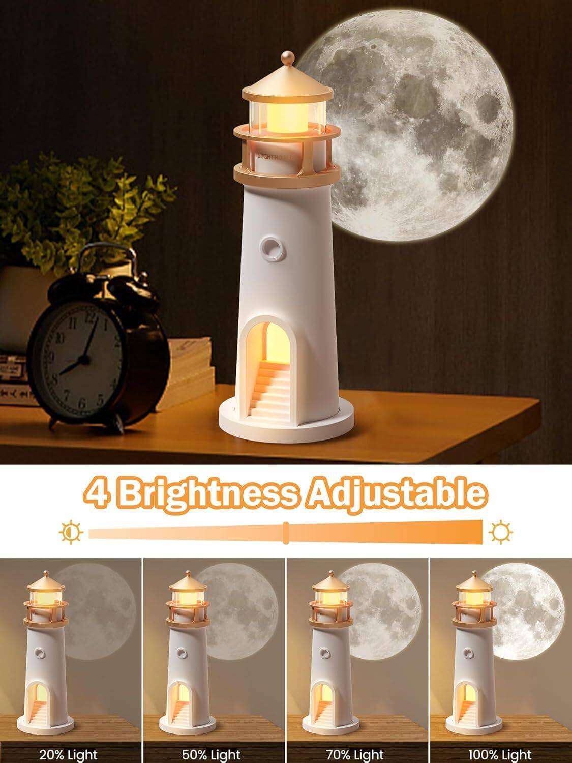 「Light Mellow Moonlight」 IMMUTABLE Buy Moonlight Projection Night Light CXZ23 Night Lamp