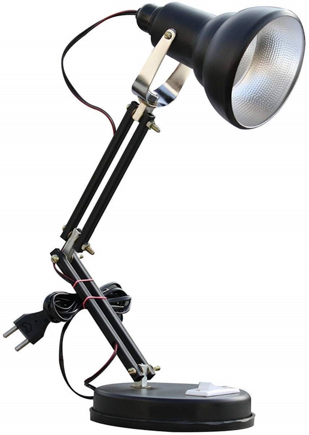 AKR Powerful lamp With Adjustable Height Neck Matt Black Study La