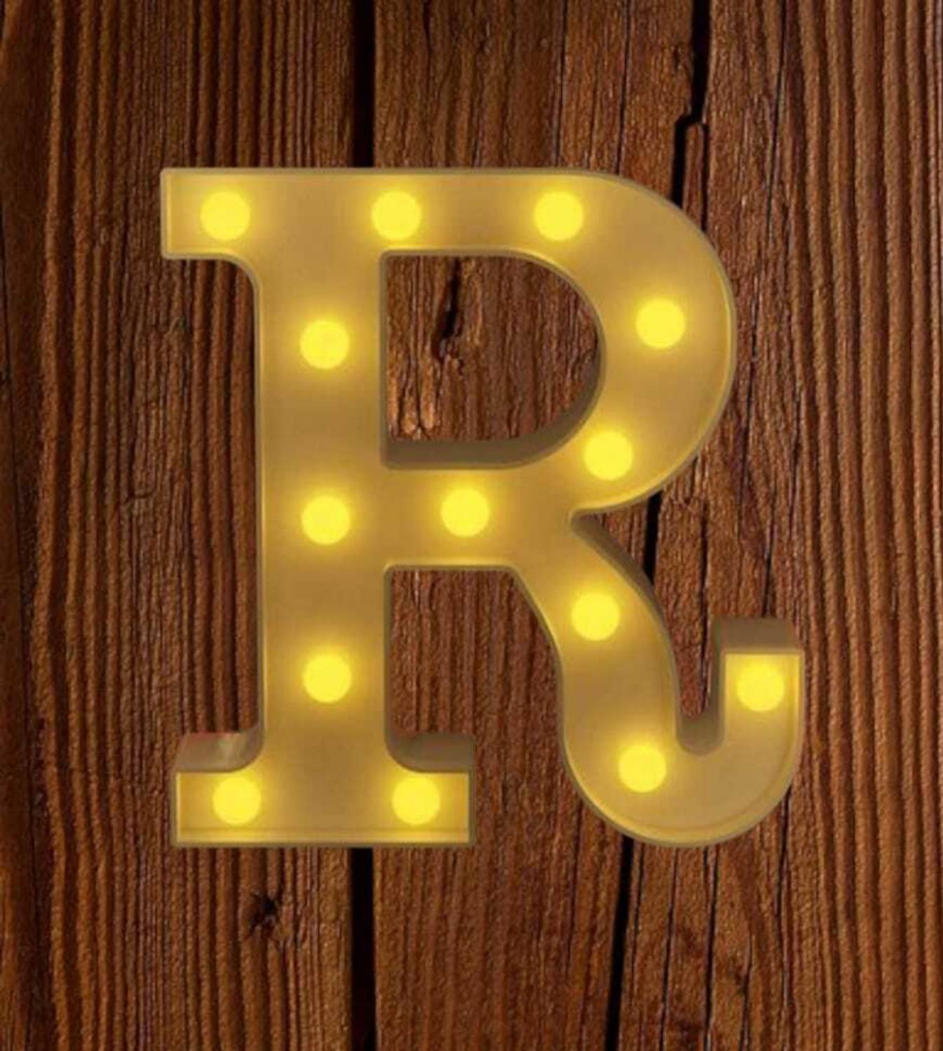 box of joy Marquee LED Light, R Letter Light / Alphabet LED Light