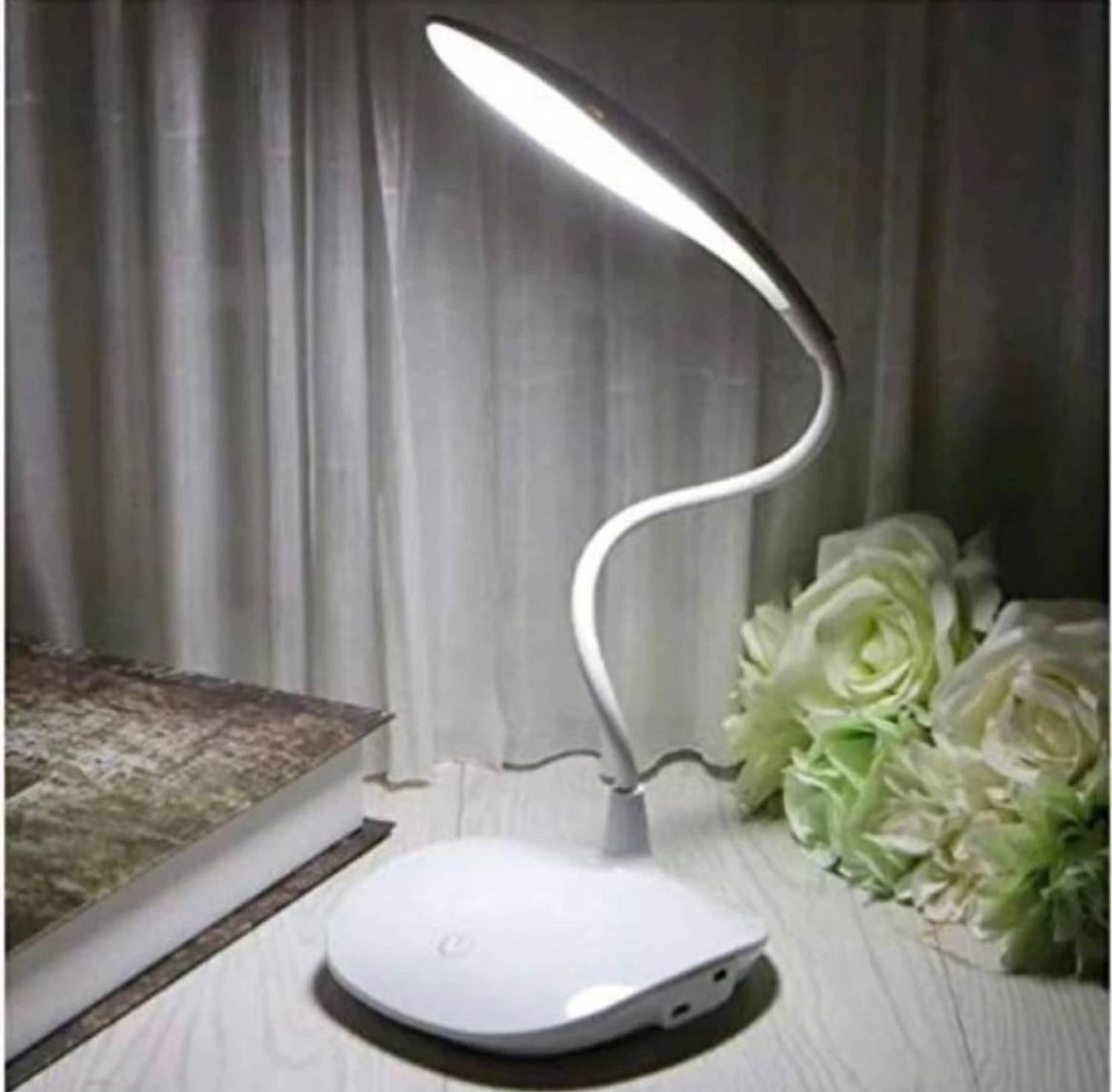 Krikav Rechargeable Study LED Lamp with Touch On/Off Switch Desk,