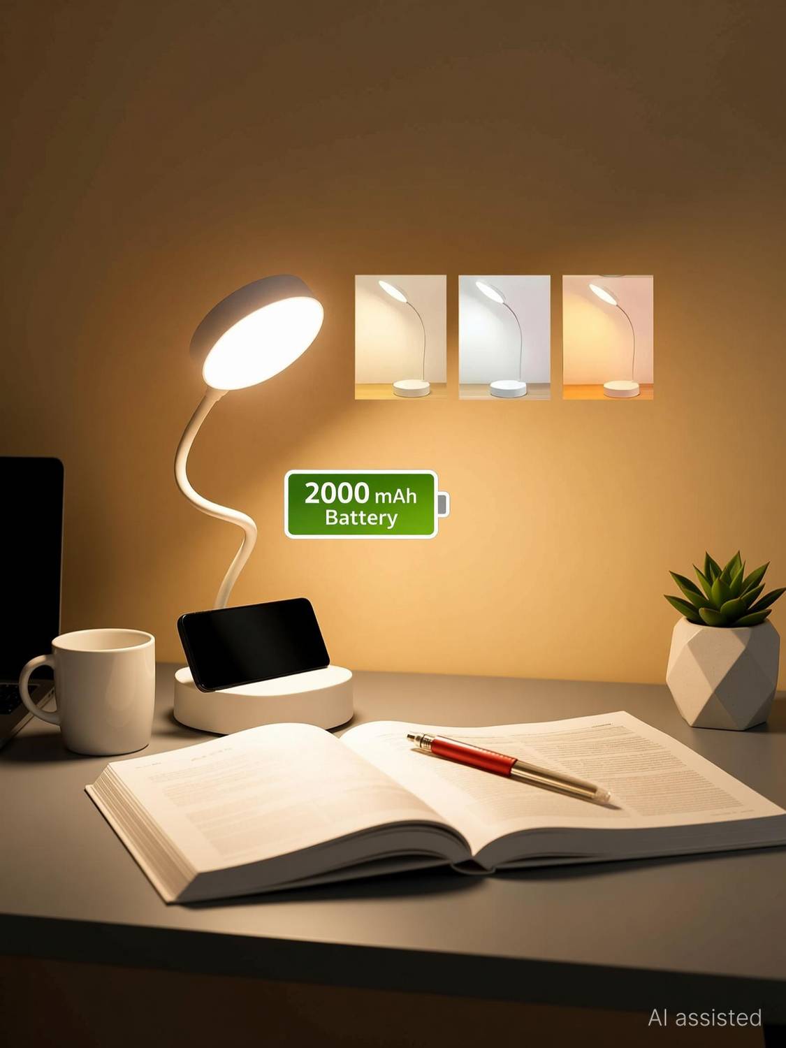 Refulgix Desk Lamp USB Rechargeable - Image 2