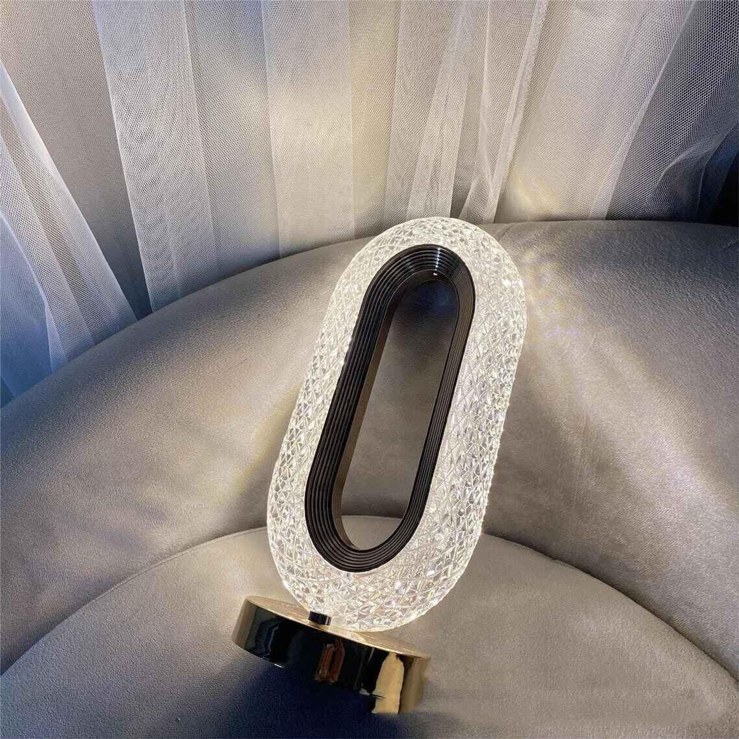 Image of AADGEX Ocean Wave Water Night Light Projector 3D Water Wave Effect Table Lamp