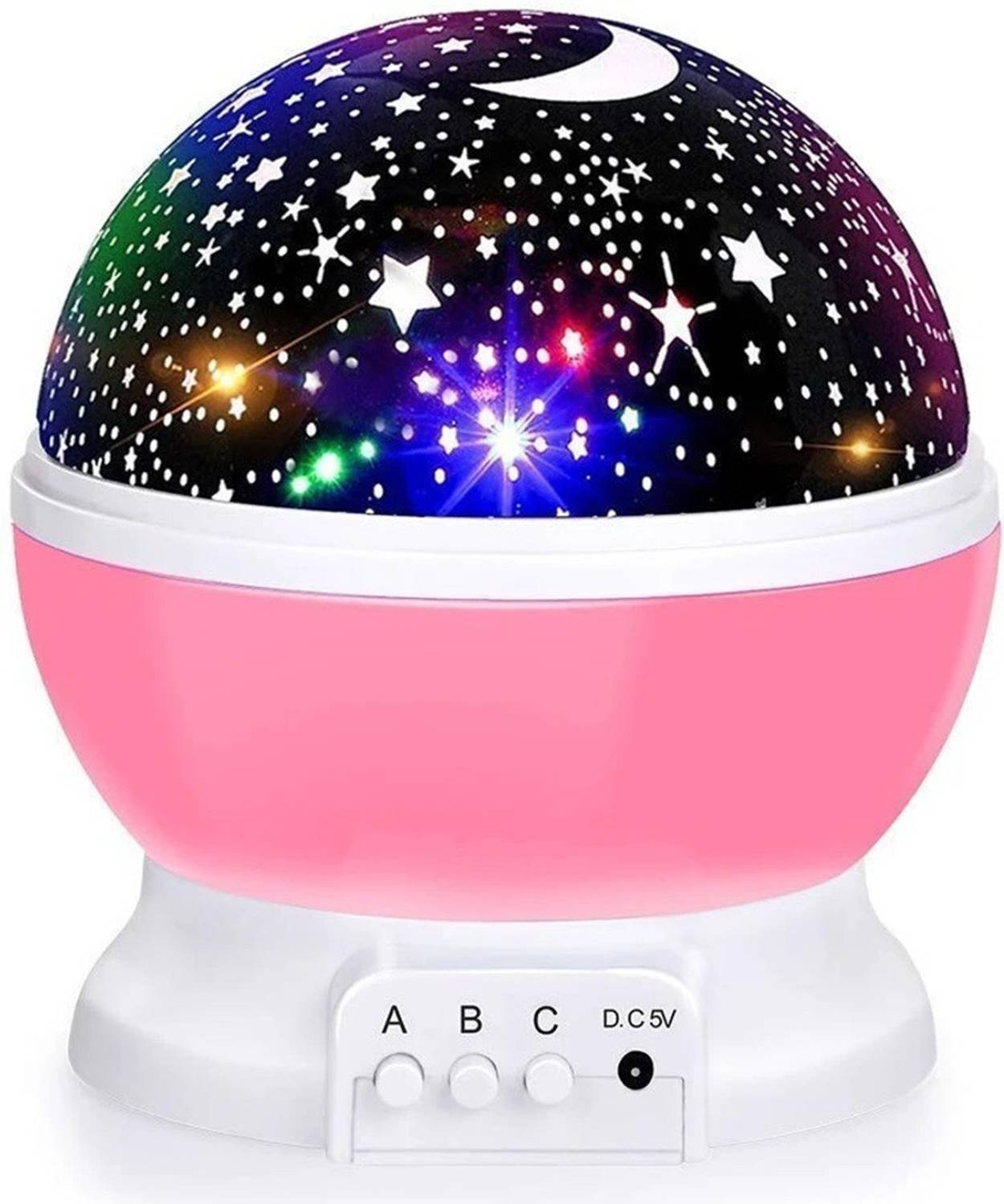 DazzelFlex Sky Moon Star Master Projector for Kids Baby Sleep Lig