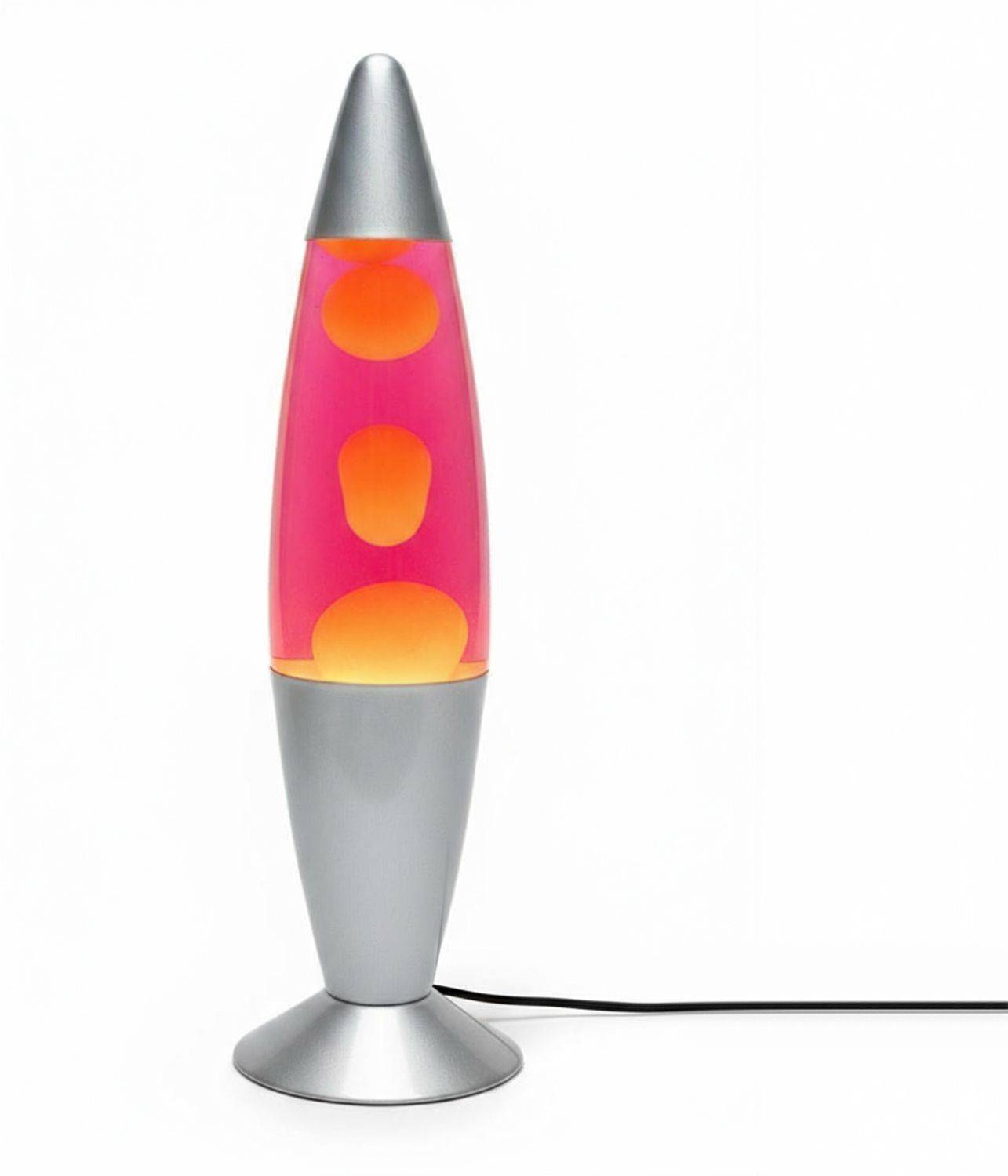 KARP 16 inch (Rocket shape) Lava Lamp Metal & Glass Decor Lig