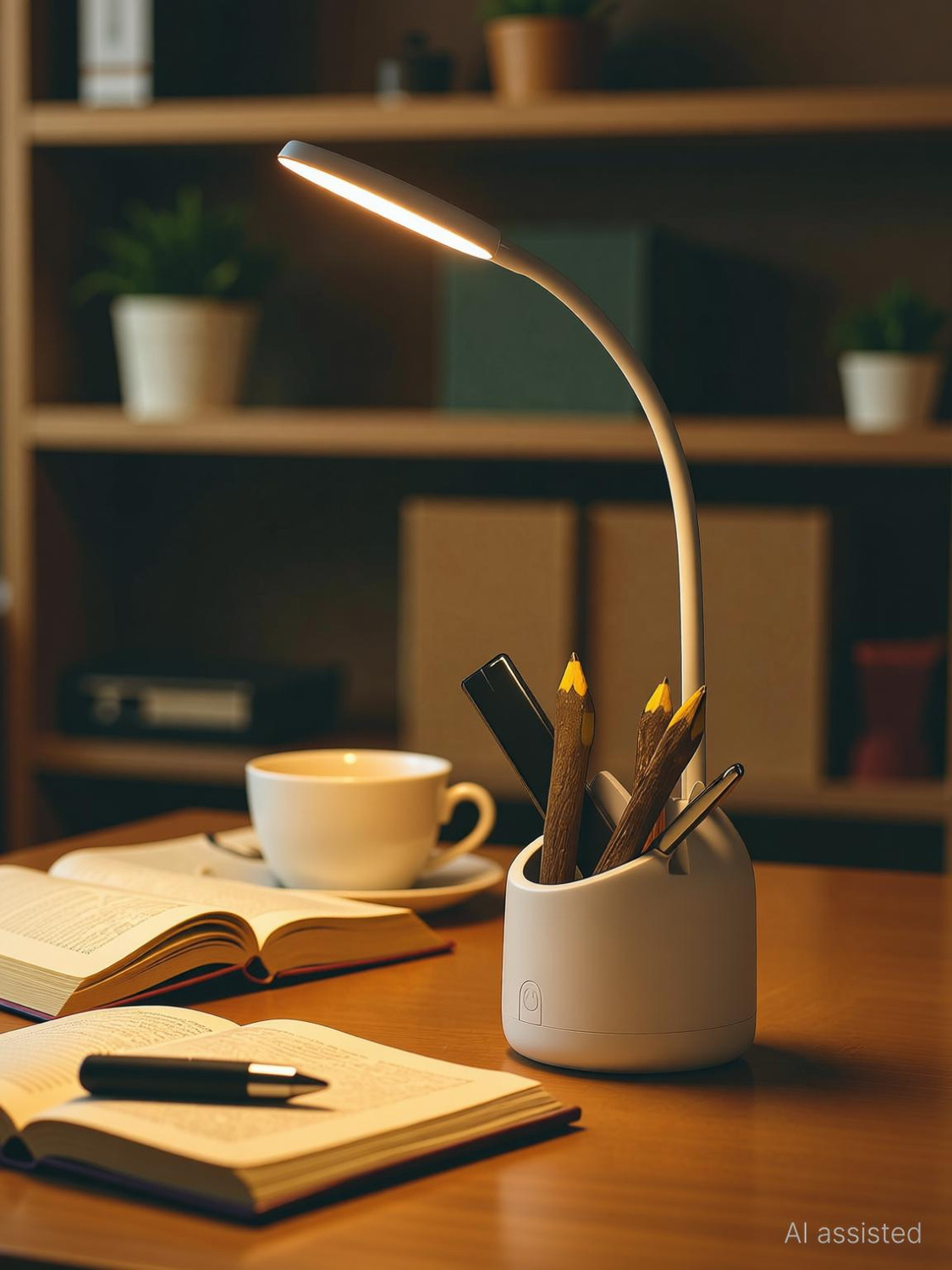 Image of Drova 3-in-1 LED Touch Desk Lamp for Students Study Lamp
