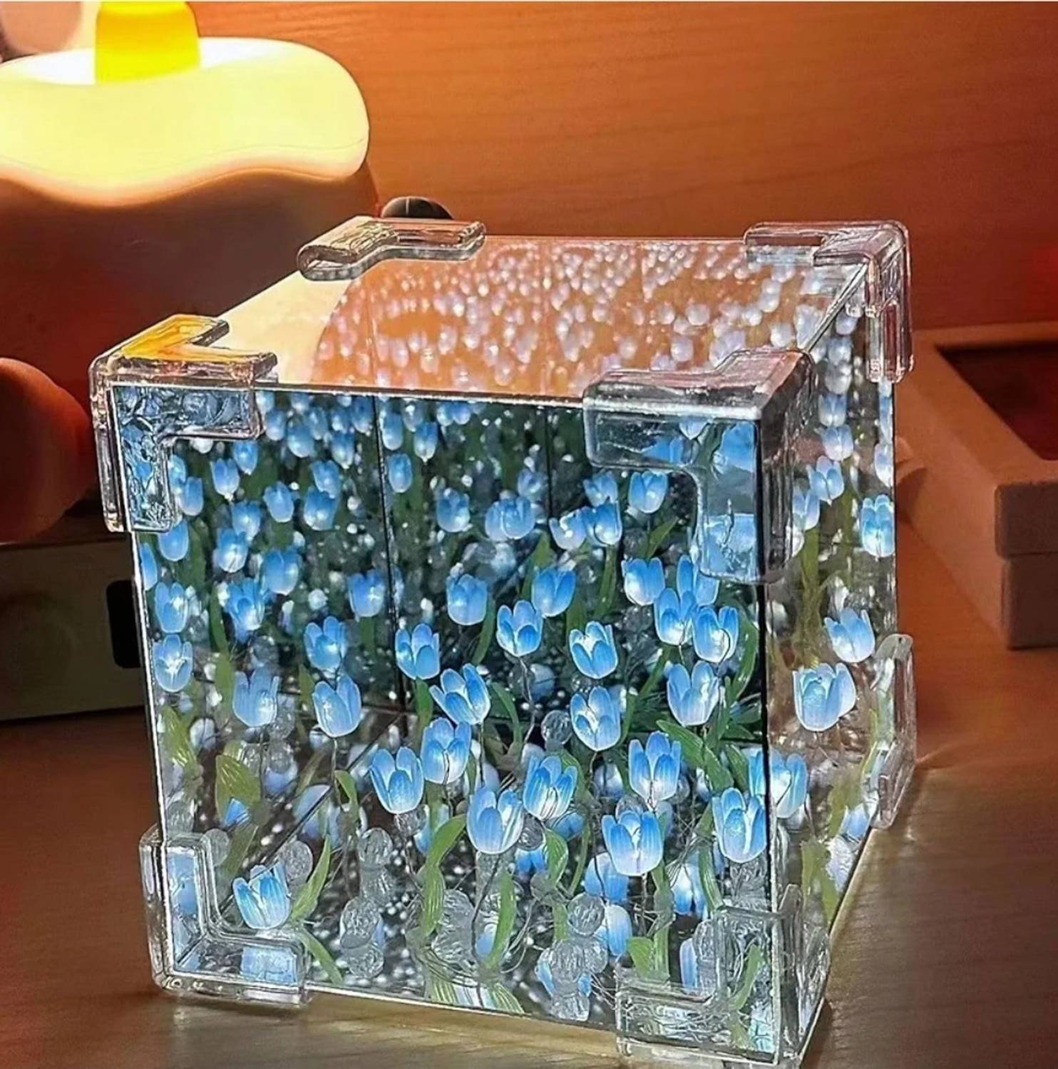 Revaroots Tulip Lamp Blue Night Lamp - Image 2