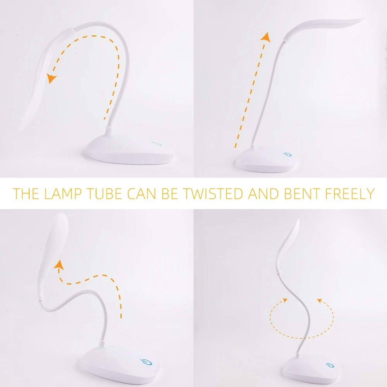 Image of NAIRO Rechargeable LED Table Lamp for Study Touch Control Foldable Dimmable Table Lamp