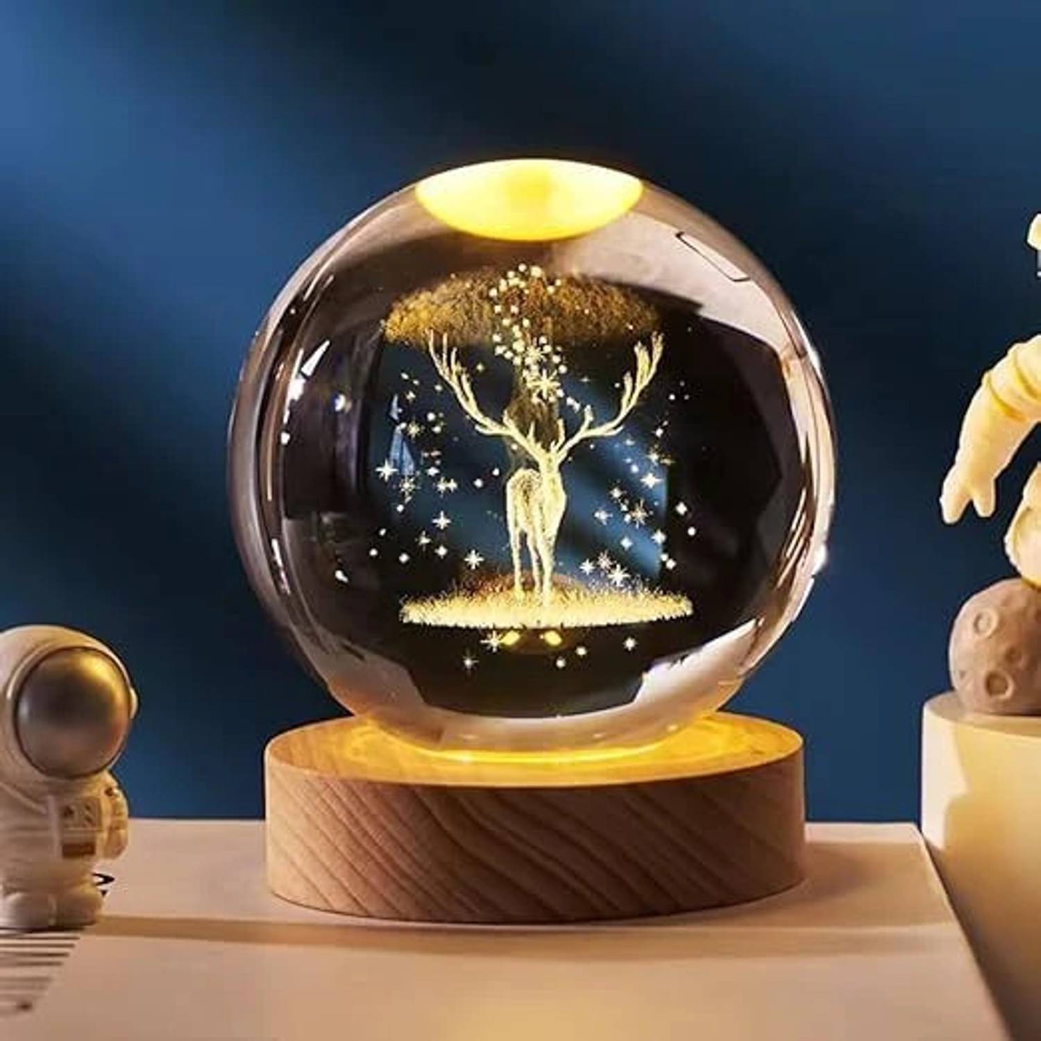 BITSY BLOOM REINDEER_3D_TABLELAMP Table Lamp (8 cm, REINDEER)
