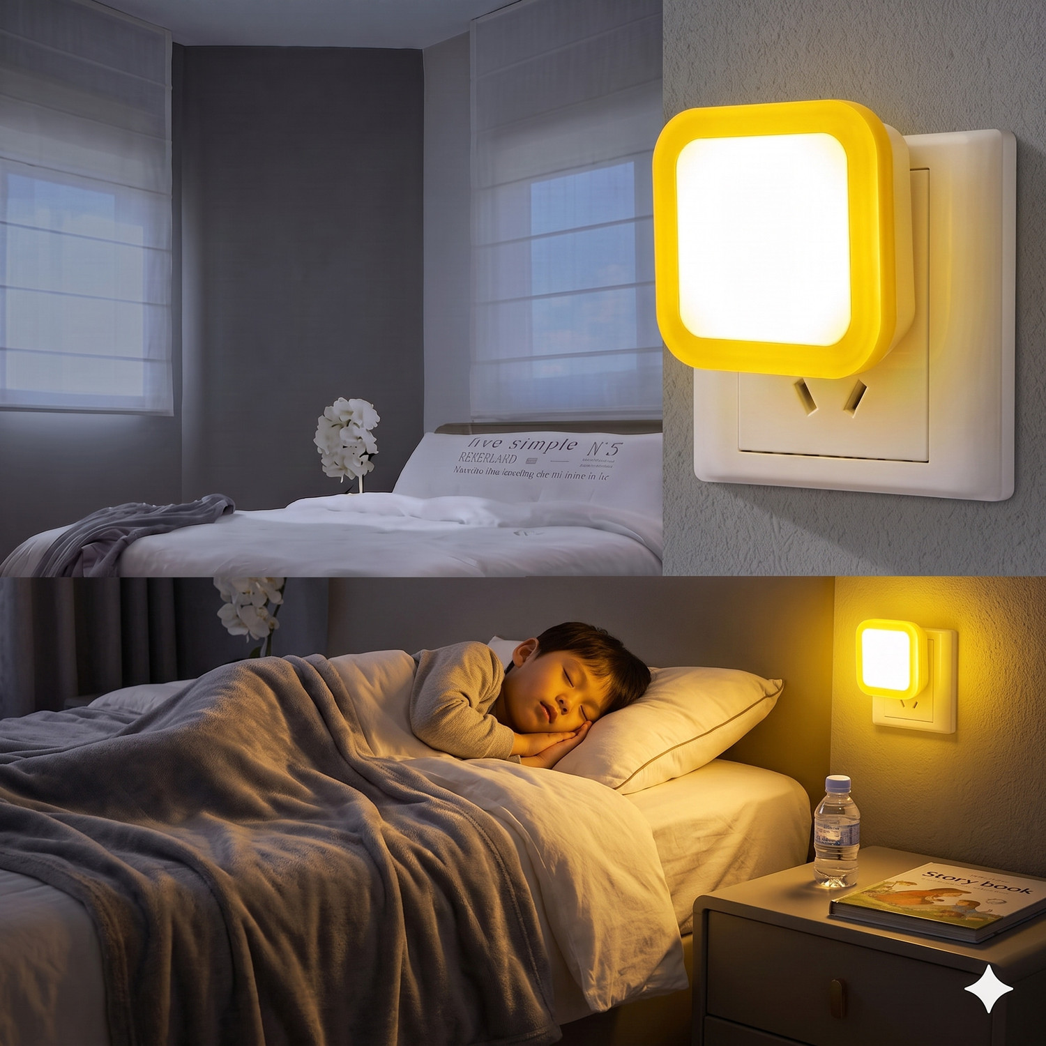 Image of H Decor 0.5W Plug & Play LED Bulb For Bedroom, Living Room, Direct Socket Use For Night Night Lamp