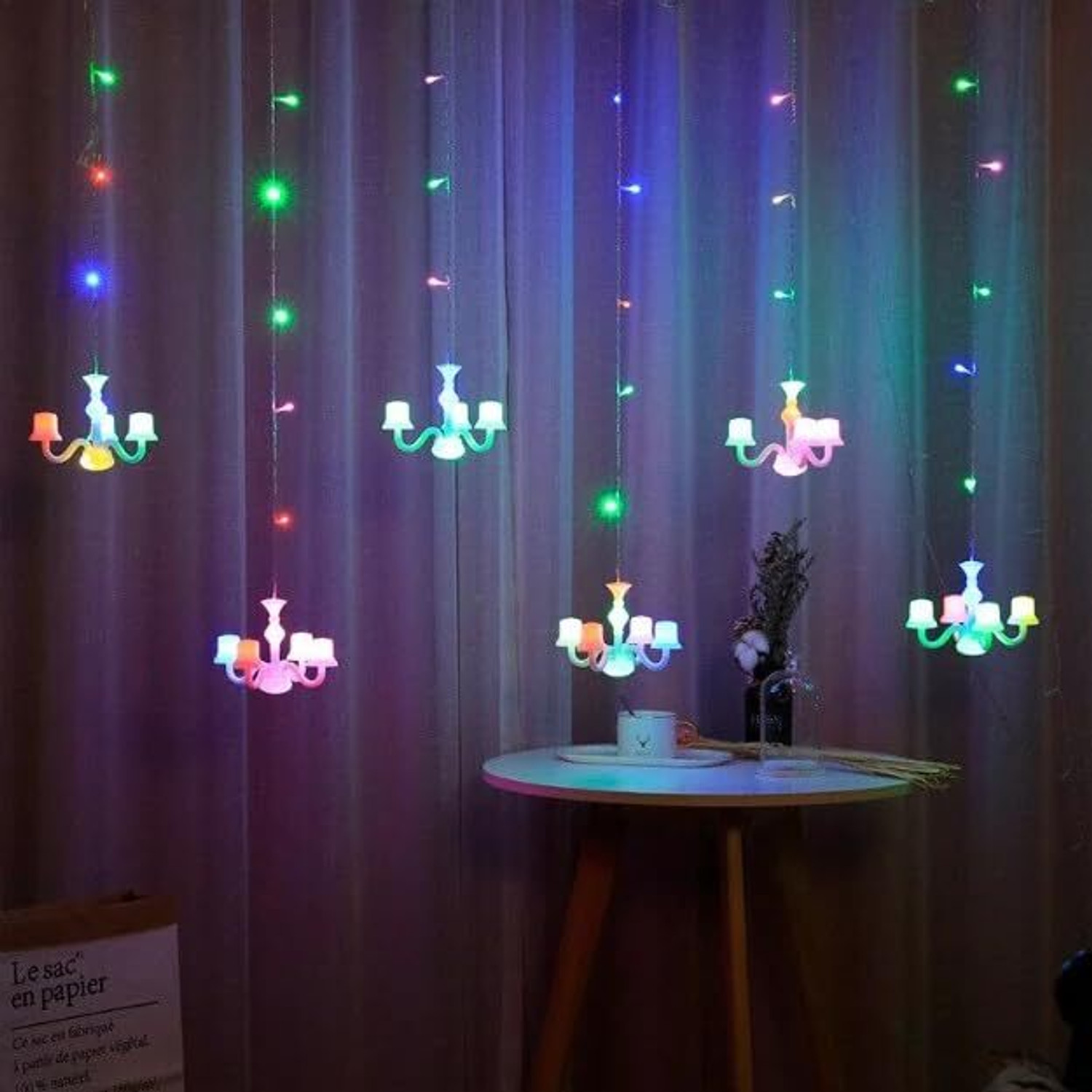 Image of KHIZAR 108 LEDs 3 m Multicolor Color Changing String Rice Lights (Pack of 1)