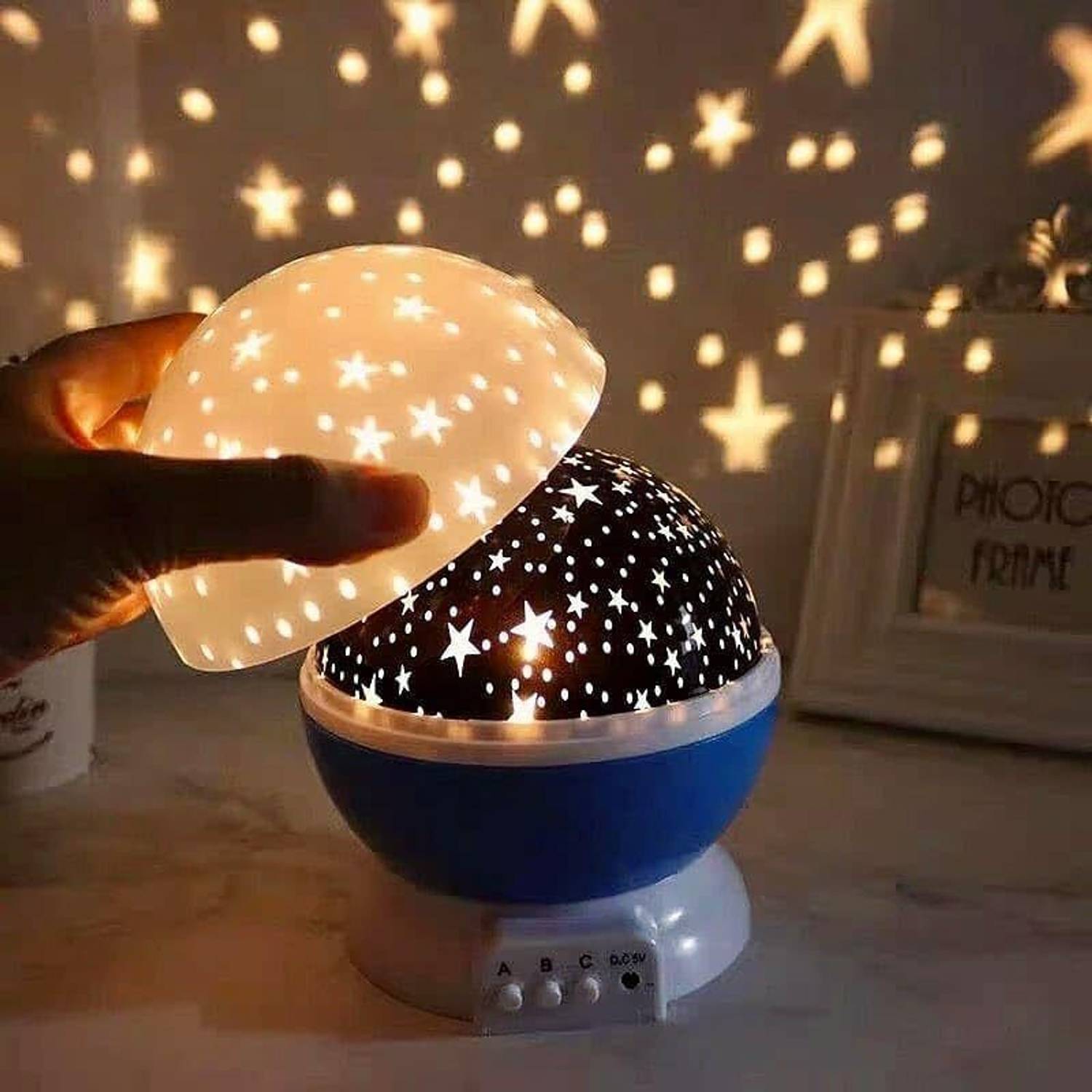DazzelFlex Star Master Moon Projector 360 Degree Rotation - 4 LED