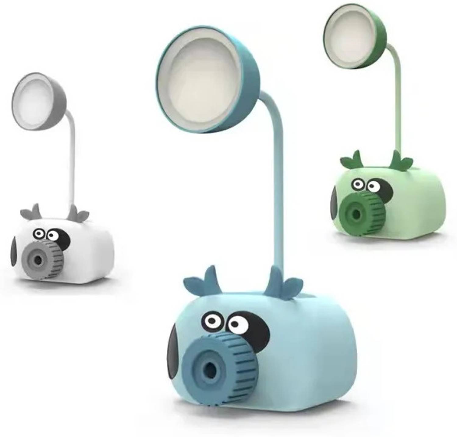 AKR Camera LED Table Lamp for Kids Table Lamp (17 cm, malticolor)