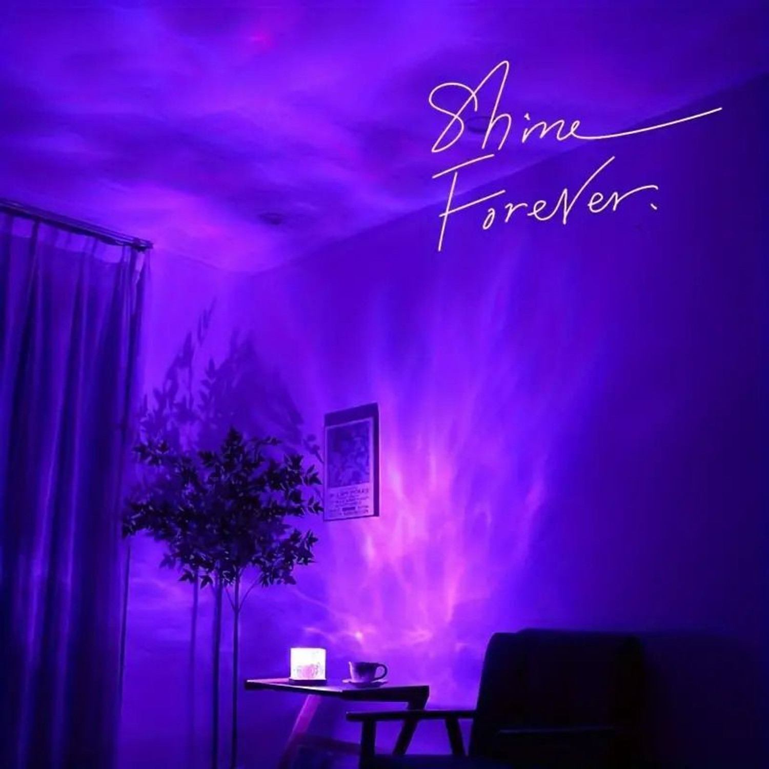 Image of Buzzomart Ocean Wave Projector Light, Romantic LED Night Light with 3D Water Wave Effect Night Lamp