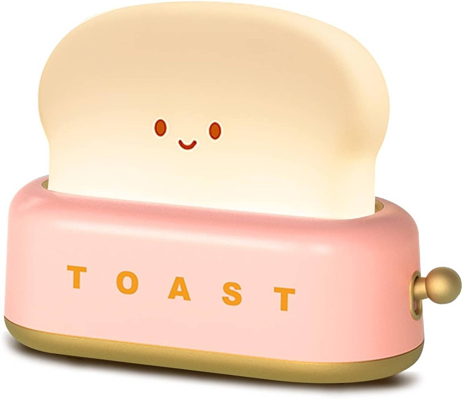 DIYALUX Cute Bread Toast Decoration Lamp USB Rechargeable Dimma