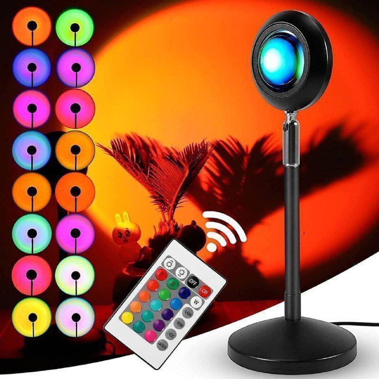 ANKRI Sunset Lamp Projection Lamp Night Light Night Lamp Night Lamp
