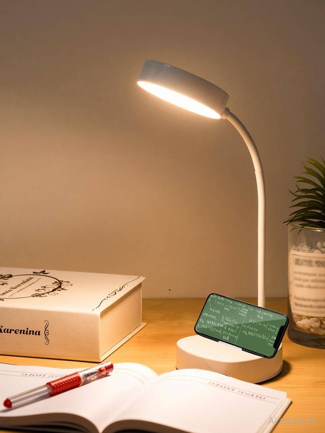 FIRSTLIKE 3 Colour Modes Desk Lamp Rechargeable Touch Lamp Adjust