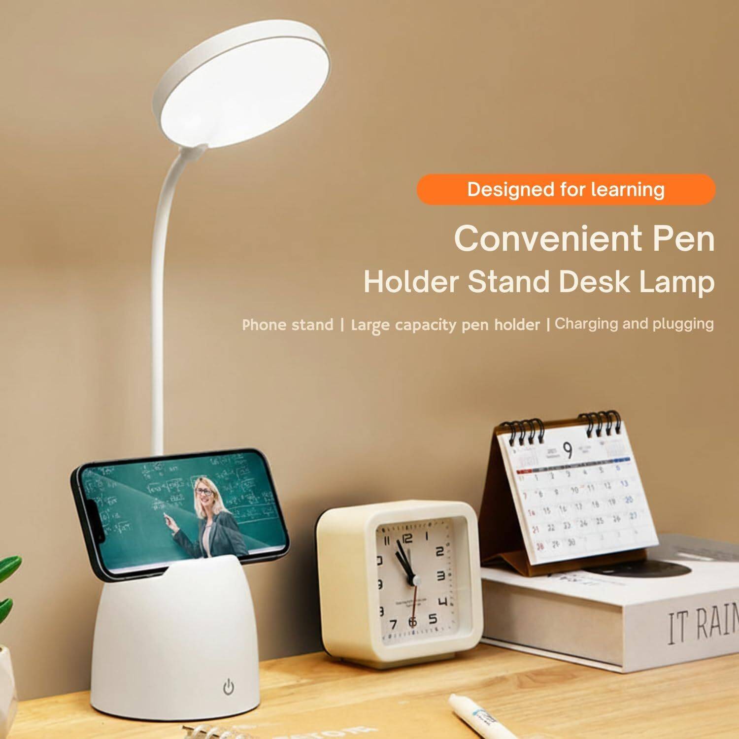 One94Store RoundGlow Rechargeable LED Desk Lamp - Image 4