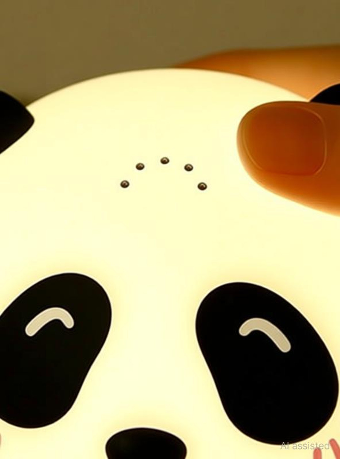 Image of DaduGirase Cute Panda Silicon USB Rechargeable Night Light Lamp with Gesture Control Sensor Night Lamp