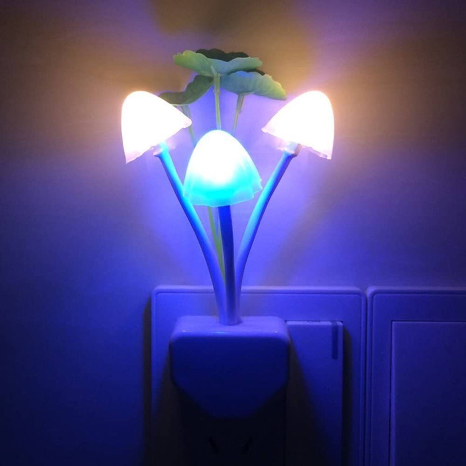ActrovaX Auto On/Off Color Changing Sensor LED Night Light Night Lamp