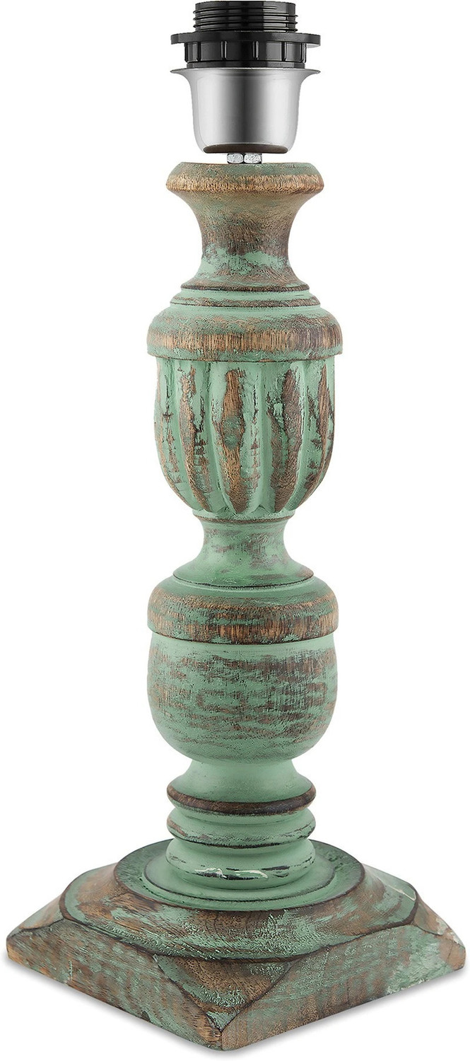 Image of Homesake French Trophy Carved Table lamp with Golden Shade Table Lamp