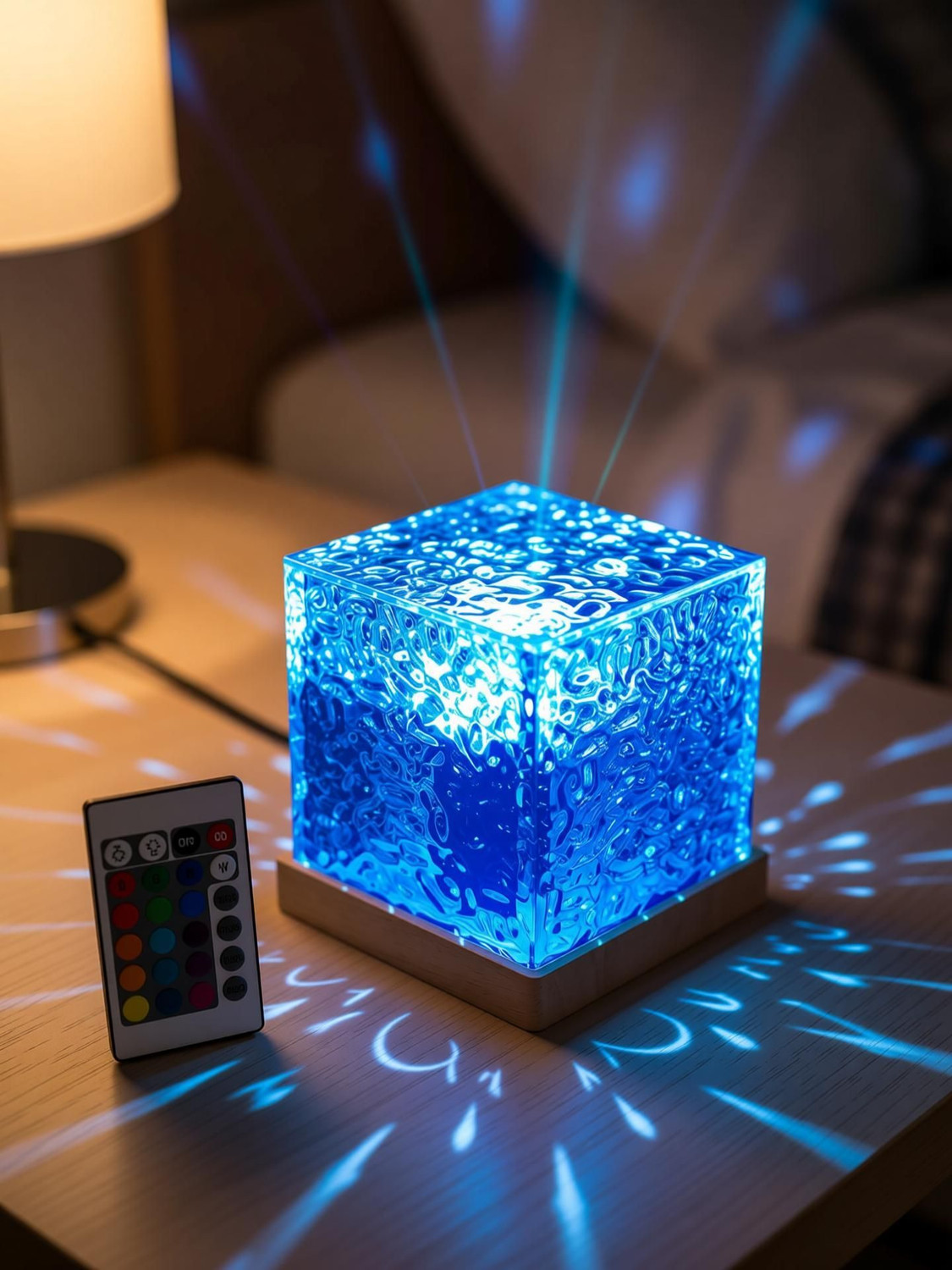 Image of Desidiya Ocean Water Lamp# Table Lamp