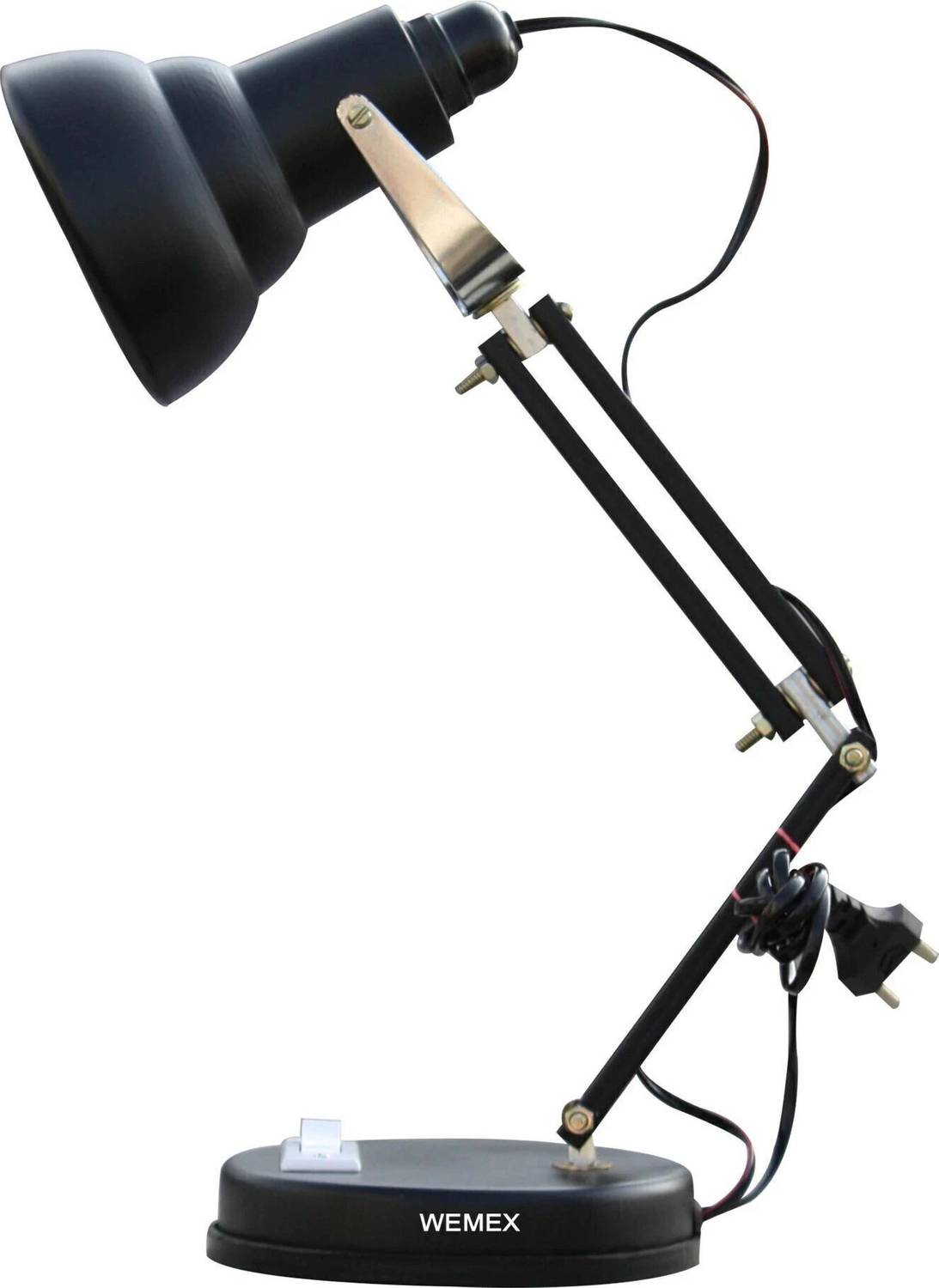 Wemex Reading & Studying Table Lamp (52 cm, Black)