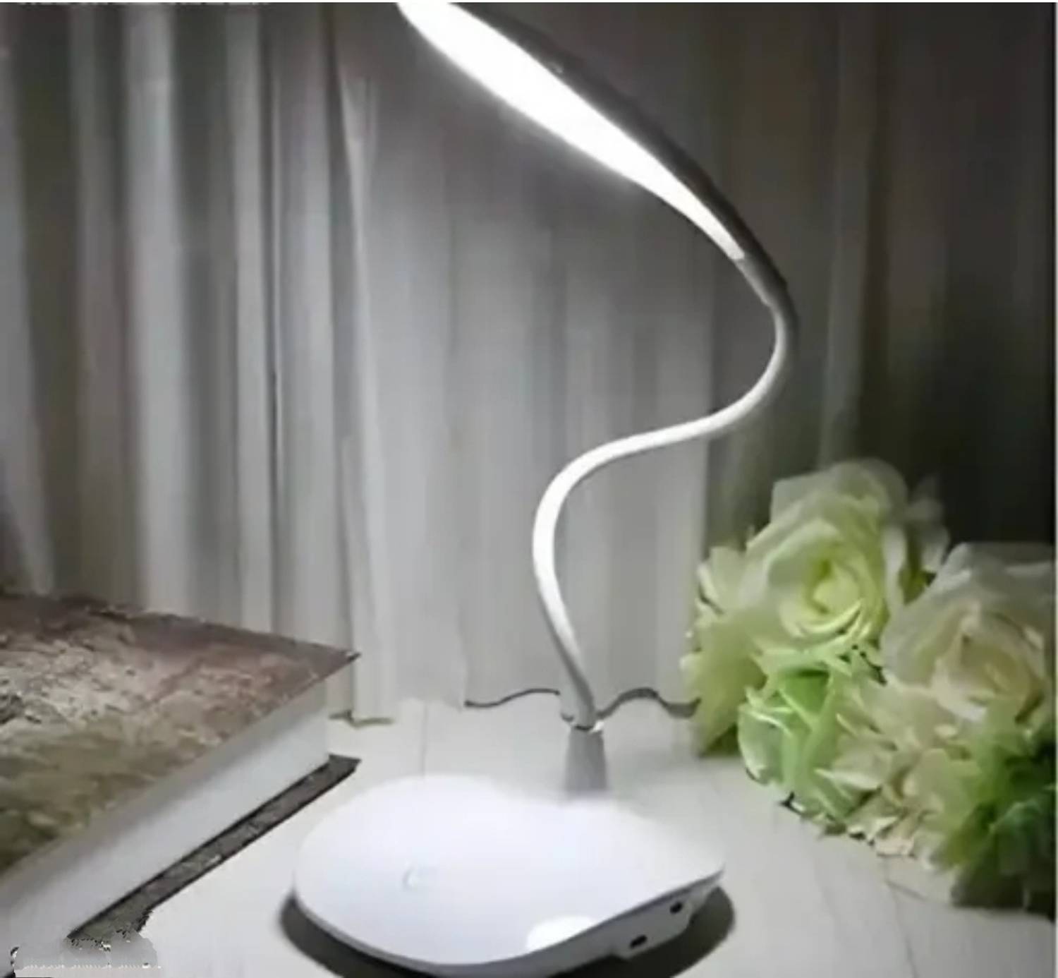 Bronxton 3D Crystal Moon, solar system, galaxy Table Lamp